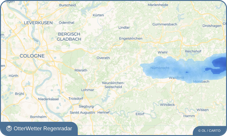 OtterWetter Regenradar-Widget Nackhausen