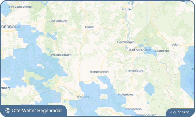 OtterWetter Regenradar-Widget Natzungen