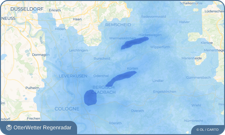 OtterWetter Regenradar-Widget Neschen