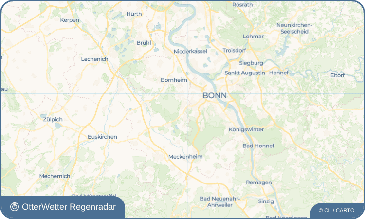 Wetter-Widget-Vorschau mit Vorhersagedaten für Nettekoven