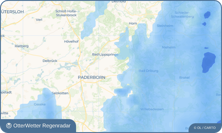 OtterWetter Regenradar-Widget Neuenbeken