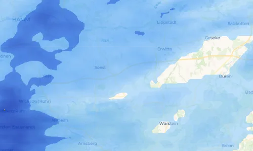 Regenradar Vorschaubild - Aktuelle Niederschläge in Neuengeseke und Umgebung