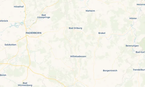 Regenradar Vorschaubild - Aktuelle Niederschläge in Neuenheerse und Umgebung