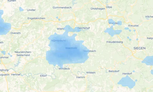 Regenradar Neuenhof: aktuelle Niederschläge in Neuenhof und Umgebung, Stand 25. Oktober 2026 um 1:25 Uhr
