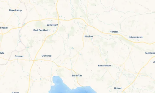 Regenradar Vorschaubild - Aktuelle Niederschläge in Neuenkirchen und Umgebung
