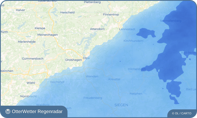 OtterWetter Regenradar-Widget Neuenkleusheim