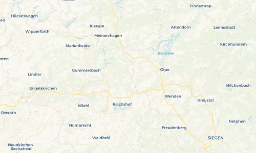 Regenradar-Vorschau: aktuelle Niederschläge in Neuenothe und Umgebung