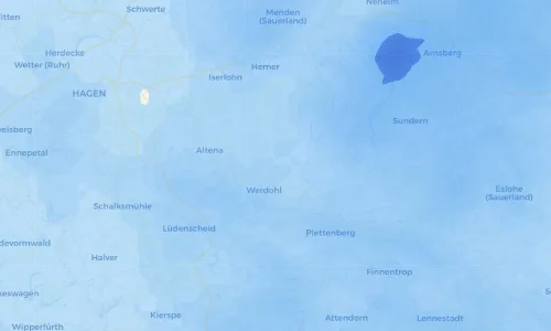 Regenradar Vorschaubild - Aktuelle Niederschläge in Neuenrade und Umgebung