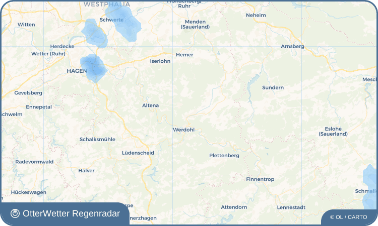 OtterWetter Regenradar-Widget Neuenrade