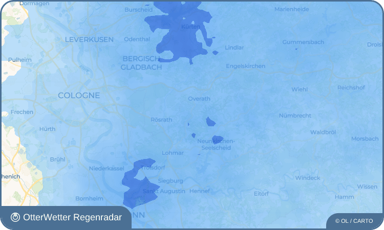 OtterWetter Regenradar-Widget Neuhonrath