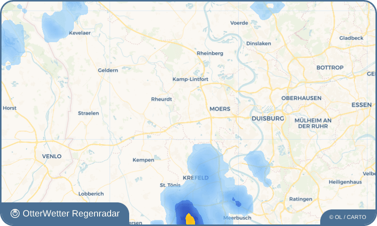 OtterWetter Regenradar-Widget Neukirchen-Vluyn