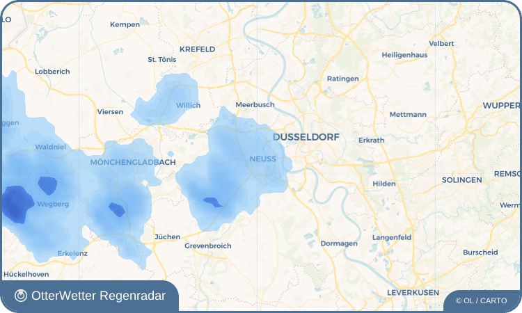 OtterWetter Regenradar-Widget Neuss