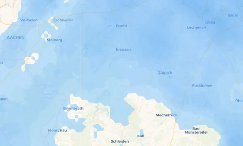 Regenradar Vorschaubild - Aktuelle Niederschläge in Nideggen und Umgebung