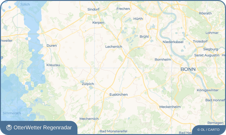OtterWetter Regenradar-Widget Niederberg
