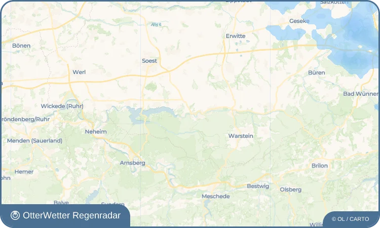 Wetter-Widget-Vorschau mit Vorhersagedaten für Niederbergheim