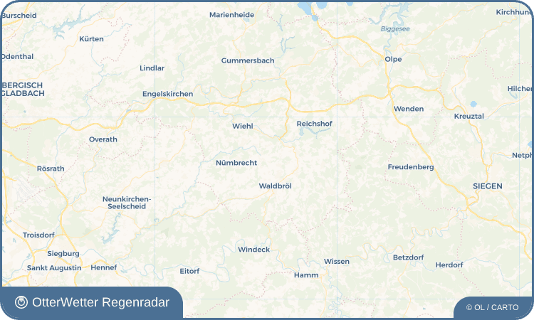Widget-Vorschau für Niederbröl Wetter-Widget-Vorschau mit Vorhersagedaten für Niederbröl