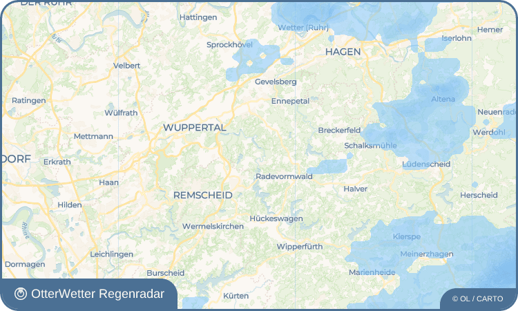 OtterWetter Regenradar-Widget Niederdahl