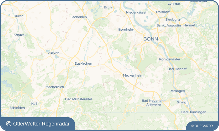 OtterWetter Regenradar-Widget Niederdrees