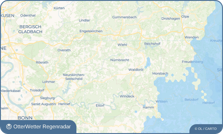 OtterWetter Regenradar-Widget Niederelben
