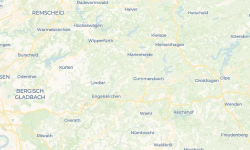 Regenradar Niedergelpe: aktuelle Niederschläge in Niedergelpe und Umgebung, Stand 23. Oktober 2026 um 18:50 Uhr