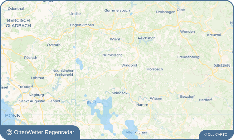 Widget-Vorschau für Niederhausen Wetter-Widget-Vorschau mit Vorhersagedaten für Niederhausen