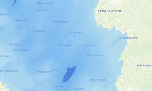 Regenradar Vorschaubild - Aktuelle Niederschläge in Niederhelden und Umgebung