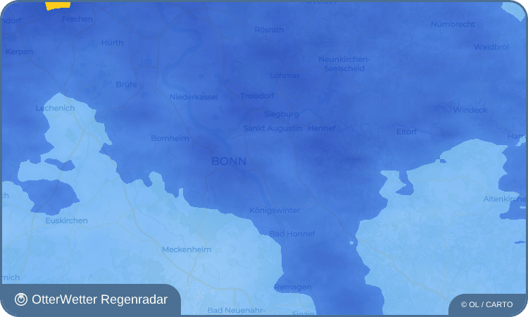 OtterWetter Regenradar-Widget Niederholtorf