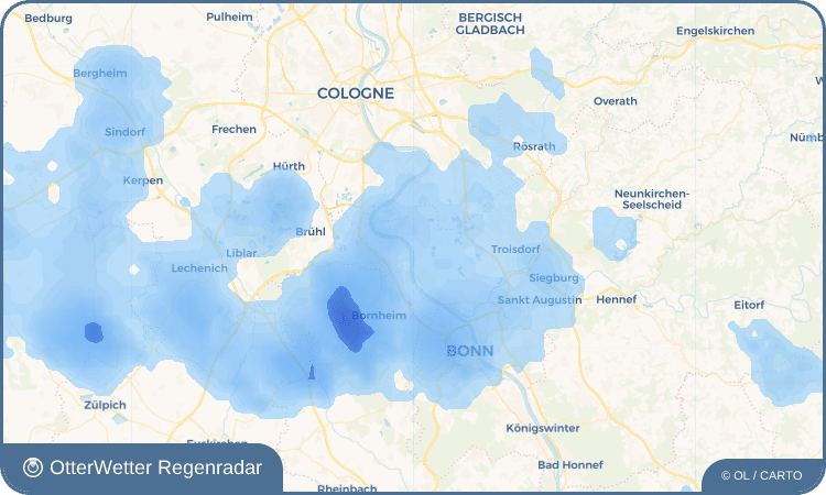 OtterWetter Regenradar-Widget Niederkassel