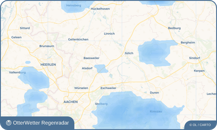 OtterWetter Regenradar-Widget Niedermerz