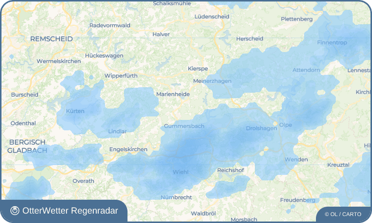 OtterWetter Regenradar-Widget Niedernhagen