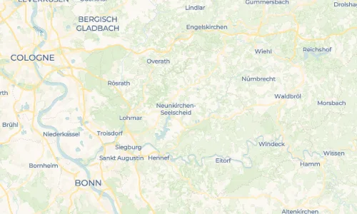 Regenradar Vorschaubild - Aktuelle Niederschläge in Niederwennerscheid und Umgebung