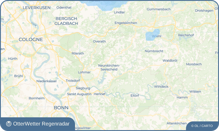 OtterWetter Regenradar-Widget Niederwennerscheid