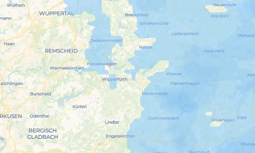 Regenradar Niederwipper: aktuelle Niederschläge in Niederwipper und Umgebung, Stand 23. Oktober 2026 um 1:05 Uhr