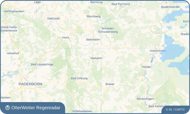 Wetter-Widget-Vorschau mit Vorhersagedaten für Nieheim