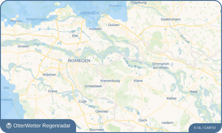 OtterWetter Regenradar-Widget Niel