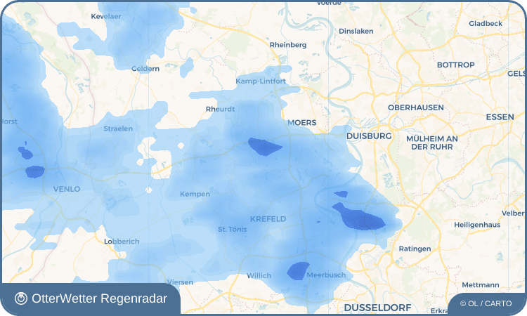 Widget-Vorschau für Niep Wetter-Widget-Vorschau mit Vorhersagedaten für Niep