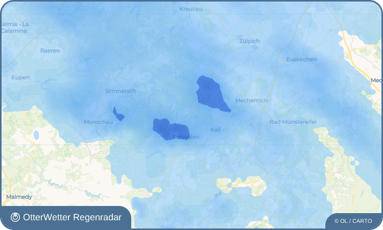 OtterWetter Regenradar-Widget Nierfeld