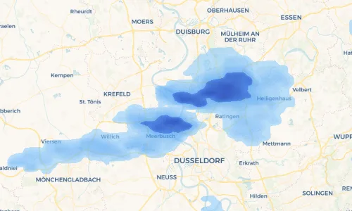 Regenradar Vorschaubild - Aktuelle Niederschläge in Nierst und Umgebung