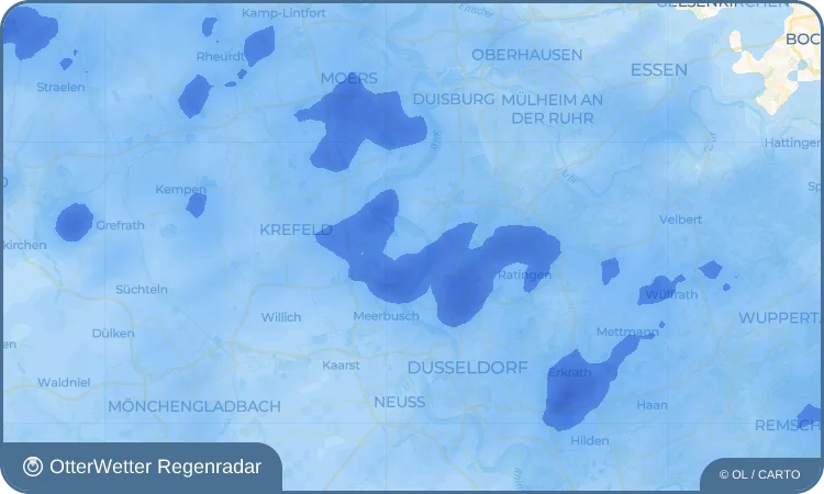 Wetter-Widget-Vorschau mit Vorhersagedaten für Nierst