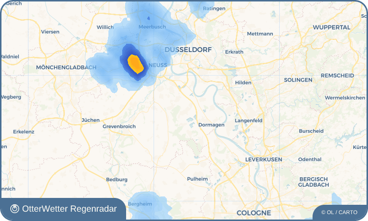 OtterWetter Regenradar-Widget Nievenheim