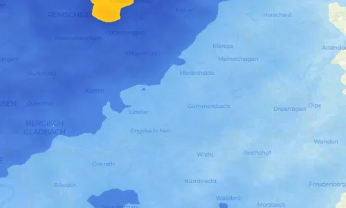 Regenradar Nochen: aktuelle Niederschläge in Nochen und Umgebung, Stand 23. Oktober 2026 um 1:45 Uhr