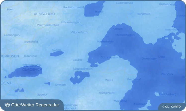 Wetter-Widget-Vorschau mit Vorhersagedaten für Nochen