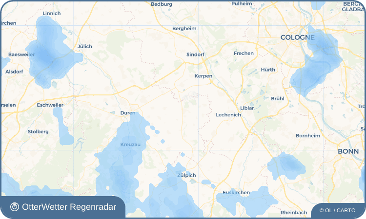 OtterWetter Regenradar-Widget Nörvenich
