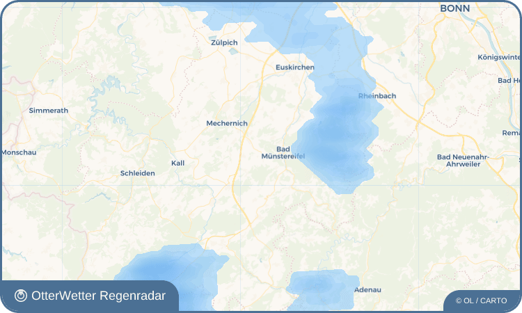Wetter-Widget-Vorschau mit Vorhersagedaten für Nöthen