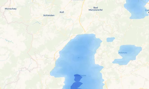 Regenradar Vorschaubild - Aktuelle Niederschläge in Nonnenbach und Umgebung