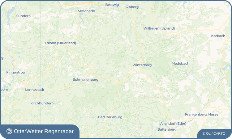 OtterWetter Regenradar-Widget Nordenau