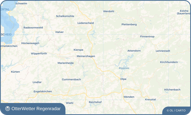 Widget-Vorschau für Nordhellen Wetter-Widget-Vorschau mit Vorhersagedaten für Nordhellen