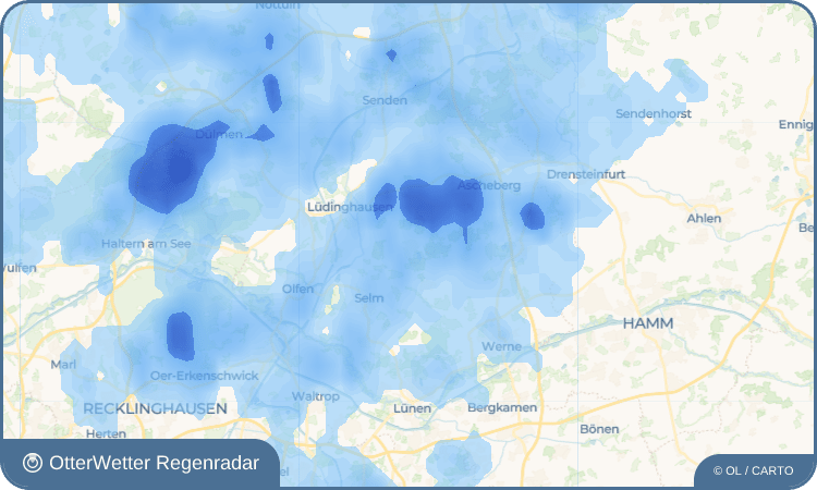 OtterWetter Regenradar-Widget Nordkirchen