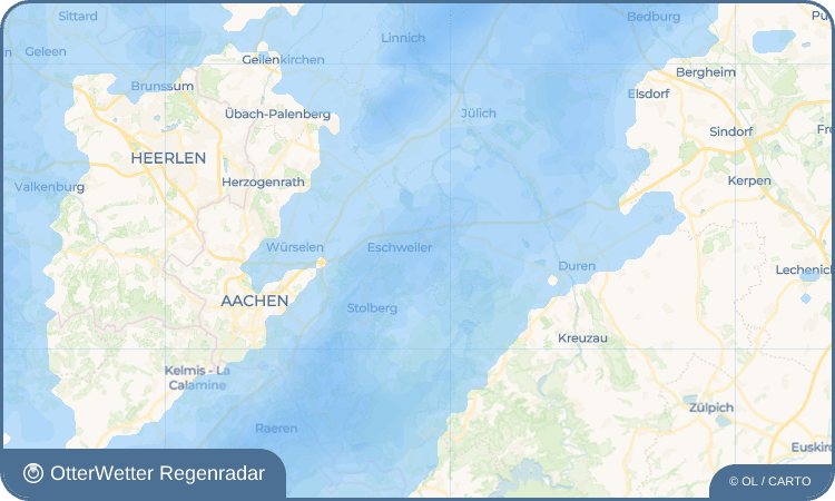 OtterWetter Regenradar-Widget Nothberg