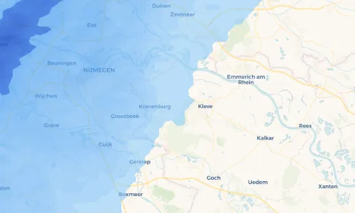 Regenradar Vorschaubild - Aktuelle Niederschläge in Nütterden und Umgebung